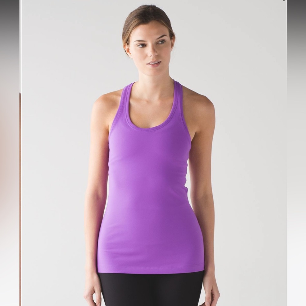 Lululemon Cool Racerback II size 6 Moonlit Magenta EUC